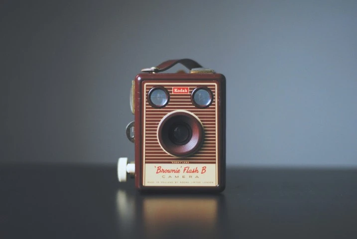 Vintage camera from the 1950s